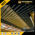 Wood Grain Metal Square Profile Suspended Baffle Ceiling (KH-MC-U2)